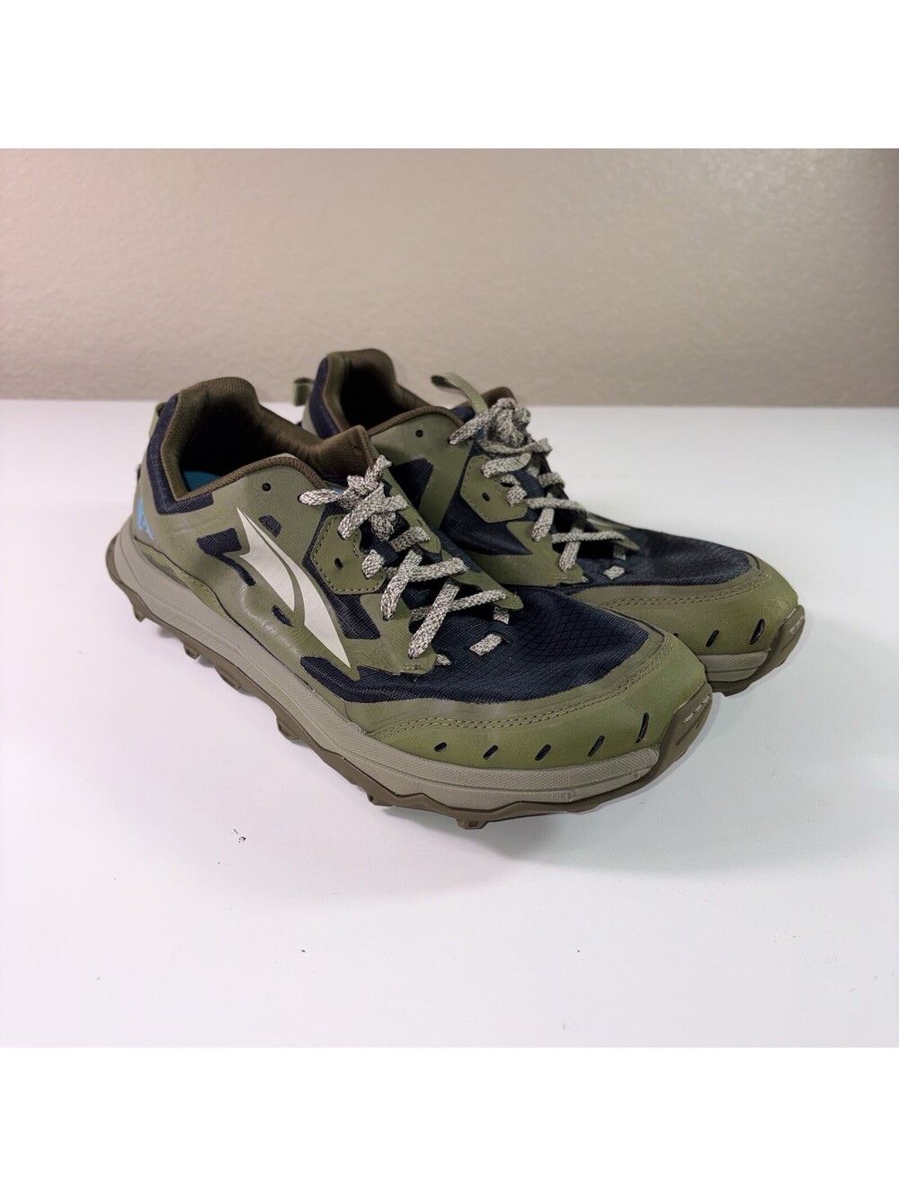 Altra Lone Peak 6 Men’s 11 Olive Black Trail Running Hiking Shoes Zero Drop